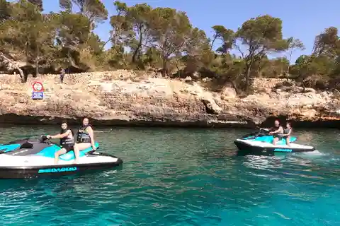 Cala D'Or: excursion en jet ski au coucher du soleil