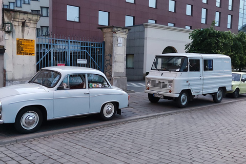 Krakau: Nowa Huta geführte Tour im Oldtimer2.5-stündige private Stadtrundfahrt