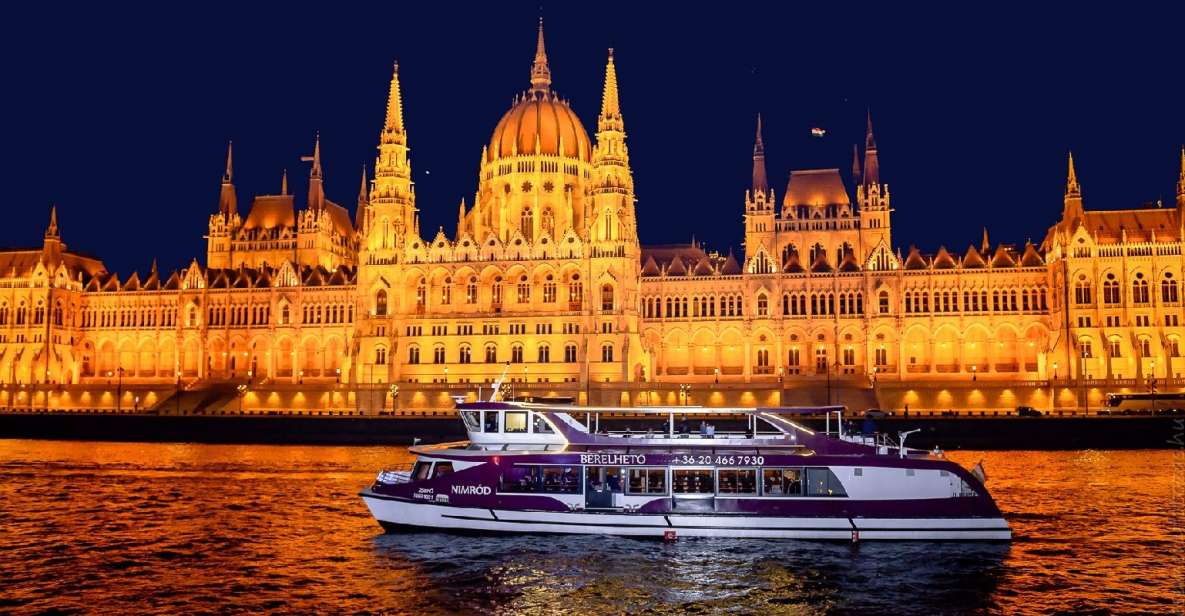 budapest night time river cruise