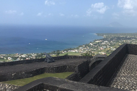 St Kitts: vulkaanwandeling en sightseeing-excursie