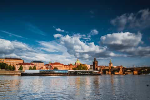 Prague: Vltava River Night Cruise with Buffet
