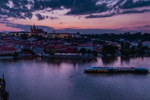 Prague: Vltava River Night Cruise with Buffet