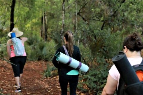 Titusville: Fox Lake Guided Hike with Outdoor Yoga Session