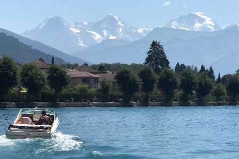Unterseen: Private Sightseeing Cruise on Lake Thun