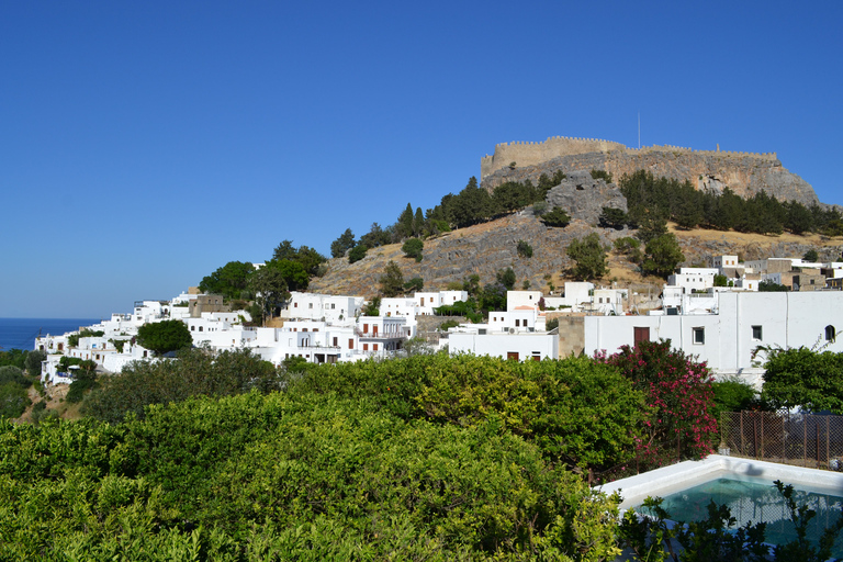 Rhodos: Lindos &amp; Fjärilsdalen guidad rundtur i liten gruppRhodos: Lindos Village och dagstur till Butterfly Valley