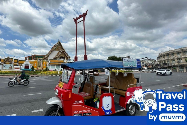 Rent private e-tuk tuk with driver in Bangkok Rent private e-tuk tuk with driver in Bangkok (4 hours)