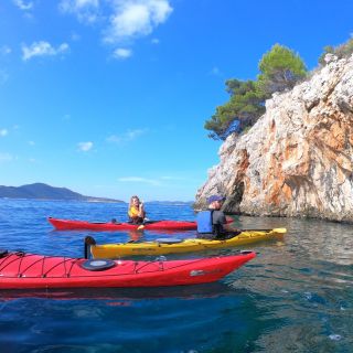 Dubrovnik: Cave & Islands Ferry, Kayak, and Snorkel Tour