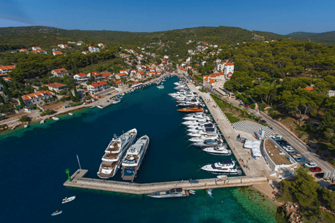 Da Spalato: Escursione di mezza giornata a Trogir e alla laguna bluDa Spalato: gita di un giorno a Trogir e alla Laguna Blu