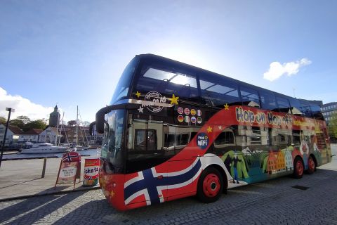 Stavanger: 24-godzinny bilet autobusowy Hop-On Hop-Off