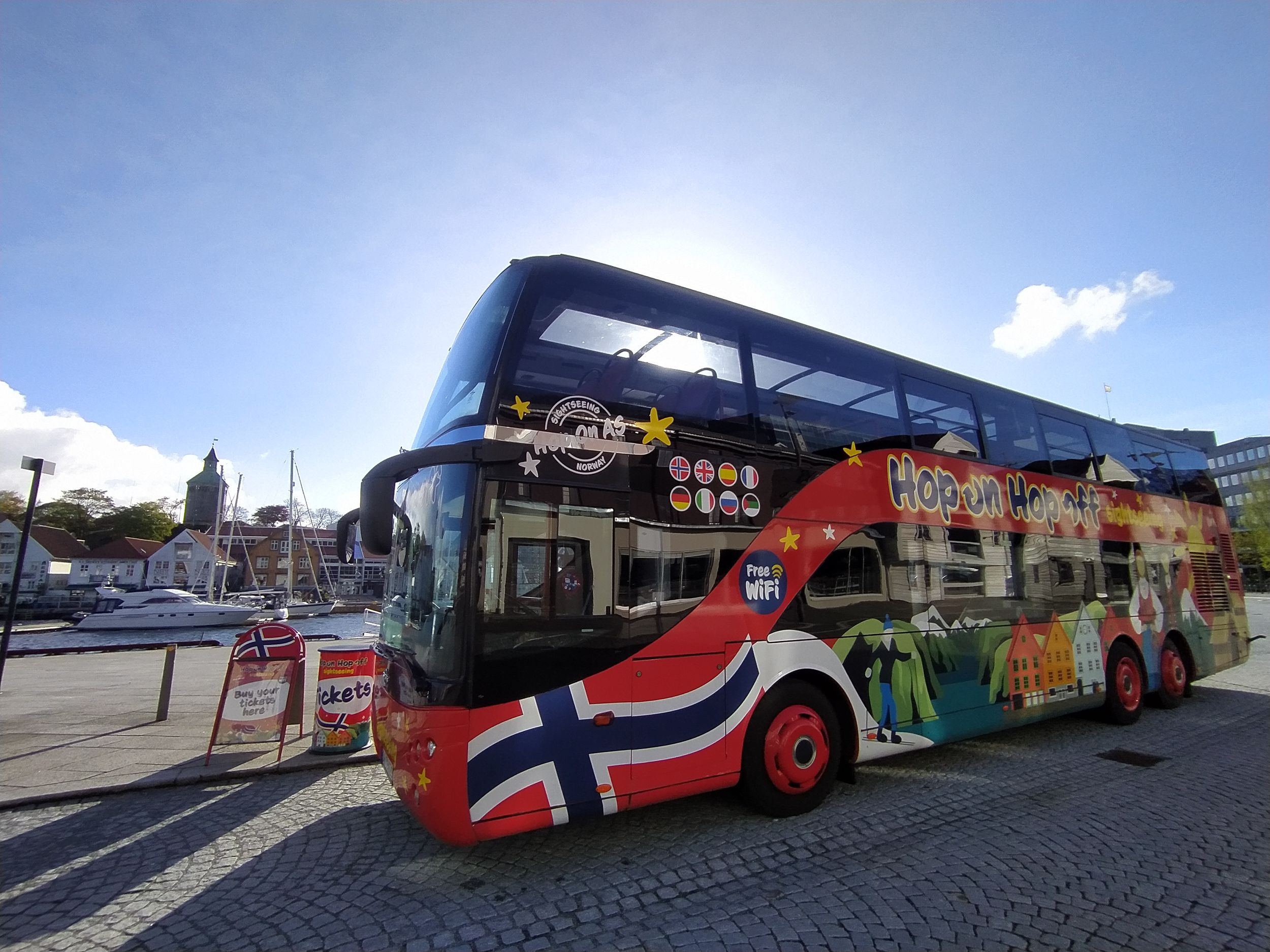 Stavanger: 24-Stunden-Ticket für den Hop-On/Hop-Off-Bus von Gray Line