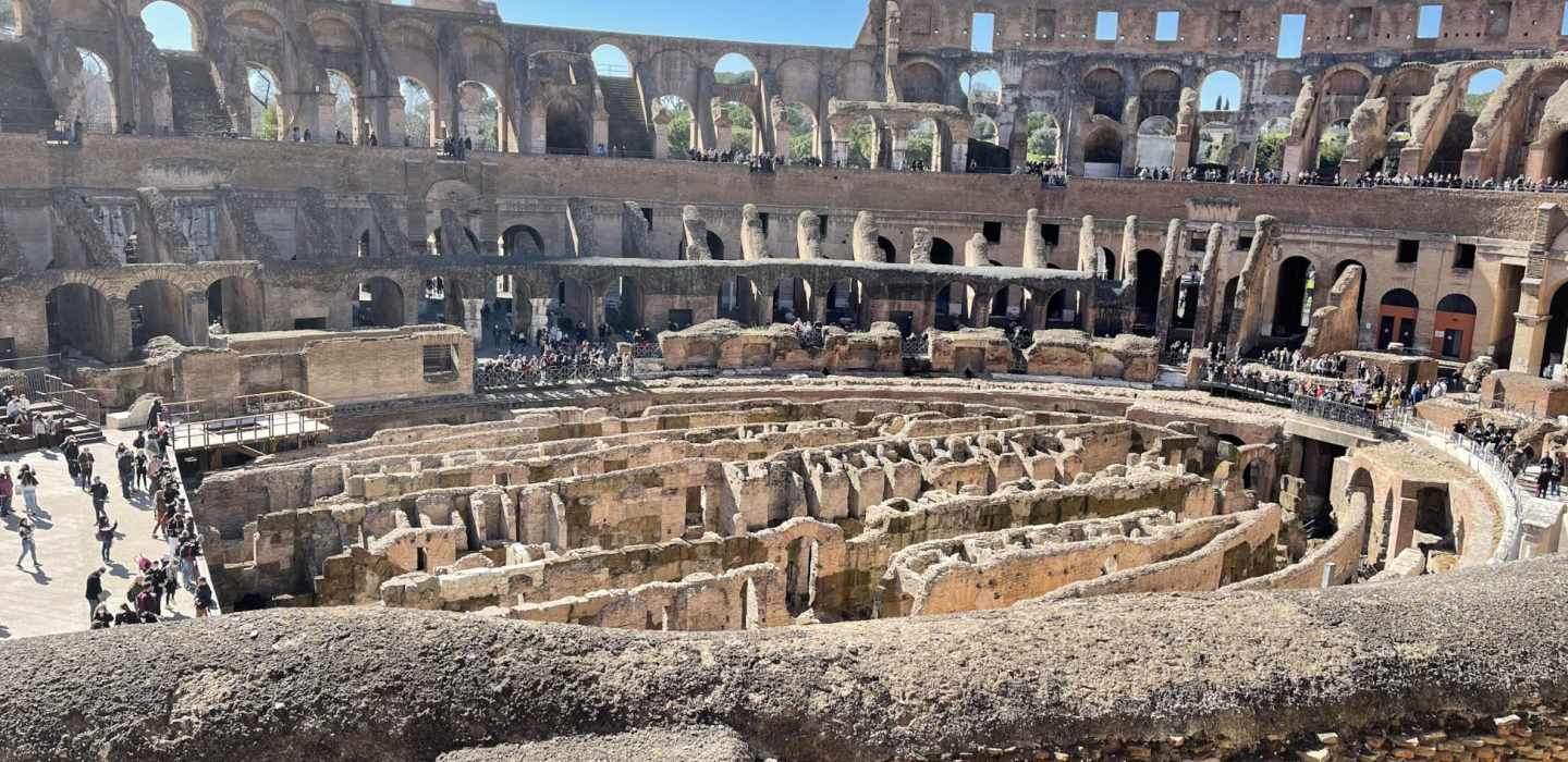 Rom: Kolosseum, Arenaboden und Palatinhügel - geführte Tour