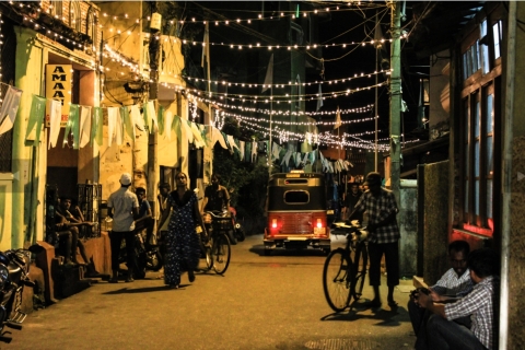 Privé nachtelijke fietstocht in Colombo