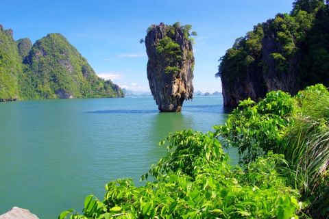 Phuket: Excursão à Ilha James Bond em Barco Típico