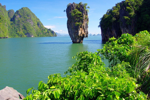 Phuket: Passeio de barco e canoa marítima pela ilha James Bond