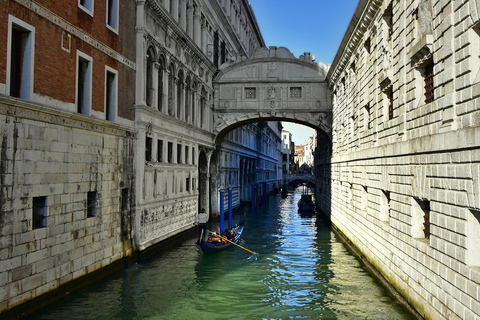 Venedig, Venedig Dogepalatset Guidad tur med valfri gondolturTur i liten grupp på engelska utan gondoltur