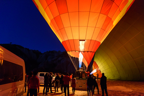 Cappadocië: ballonvlucht bij zonsopgang met hotelovername