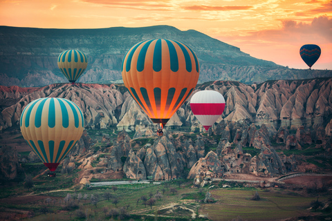 Cappadocië: ballonvlucht bij zonsopgang met hotelovername