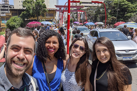 São Paulo: Liberdade & Bixiga Street Food Tour op zondag