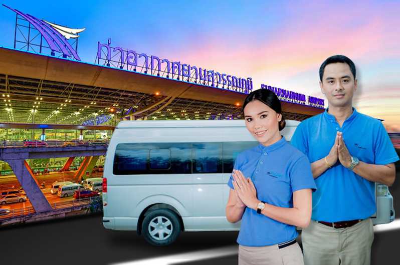 Bangkoks Lufthavn Suvarnabhumi: Privat hoteltransport t/r