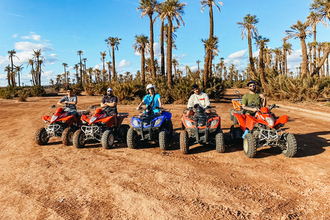 Marrakesch Quad Bike Aktivität: Palmenoase und Jbilat-Wüste