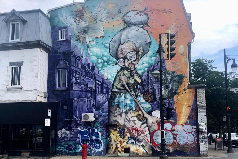 Montreal: begeleide wandeling door de muurschilderingen van MontrealGroepsreis in het Frans