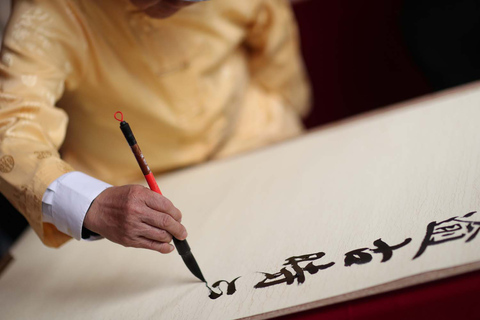 Ho Chi Minh-Ville: atelier de calligraphie privé avec thé