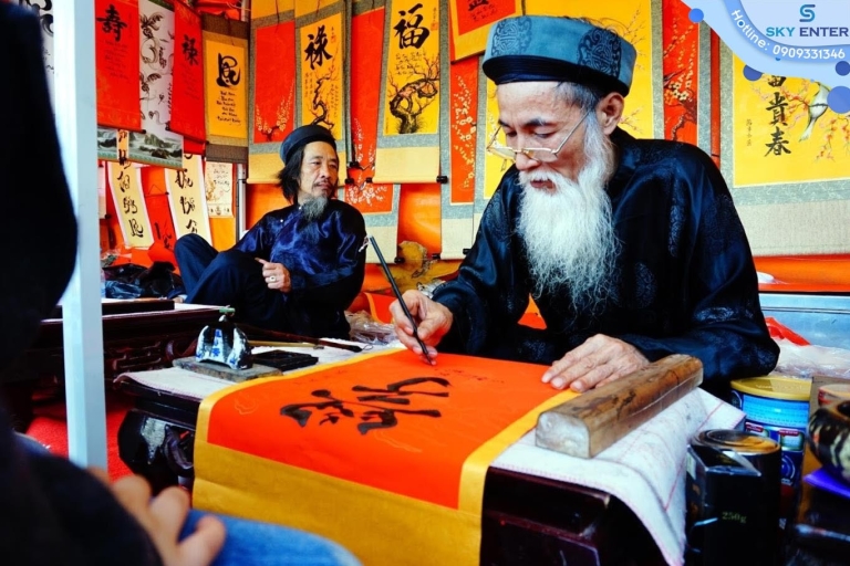 Ho Chi Minh Stadt: Privater Kalligrafie-Workshop mit Tee
