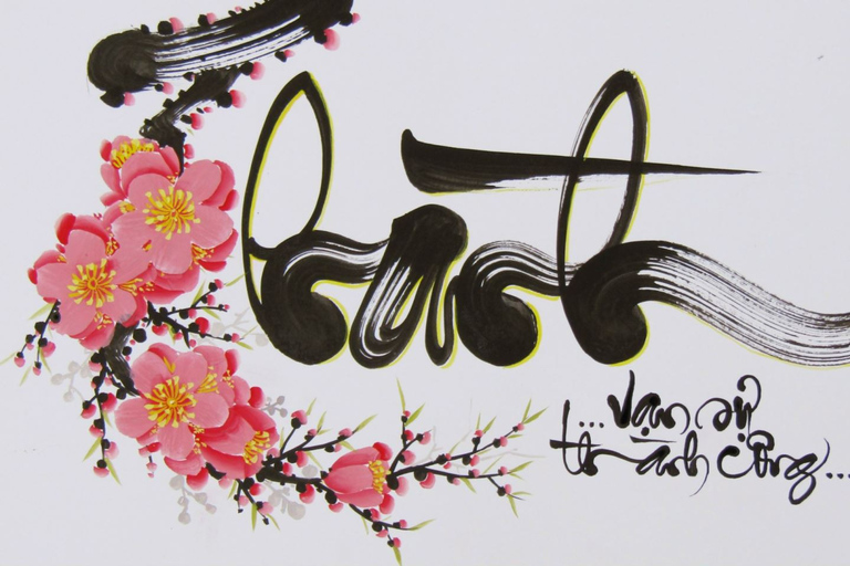 Ho Chi Minh-Ville: atelier de calligraphie privé avec thé