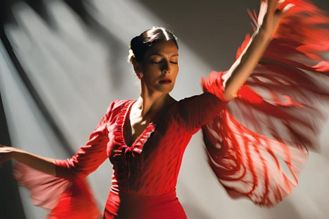 Malaga: Authentic Flamenco dinner show at Vino Mio