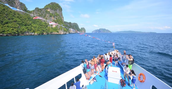 From Phuket: Snorkeling Ferry Cruise to Phi Phi Islands