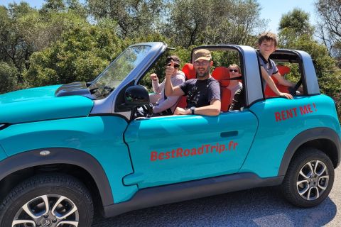 From Nice: French Rivierta Tour aboard Convertible E-Car