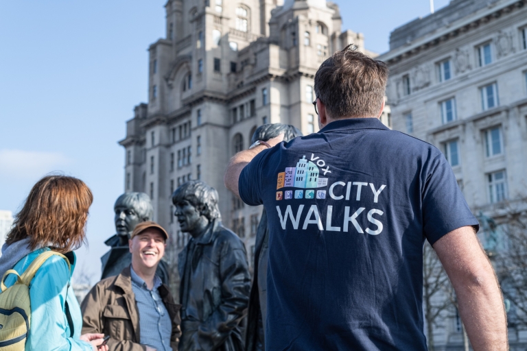 Liverpool: begeleide wandeltocht The Beatles en WaterfrontLiverpool: The Beatles en Waterfront-wandeltocht