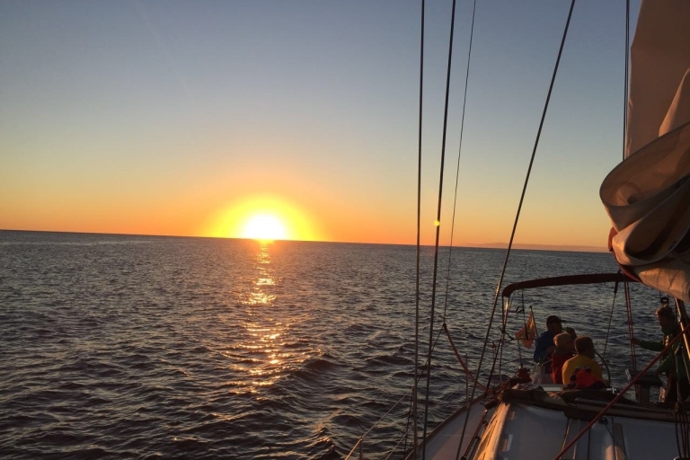 Z Heraklionu na Krecie: prywatna wycieczka o zachodzie słońca na wyspę DiaWycieczka żaglówką na wyspę Dia Sunset Trip