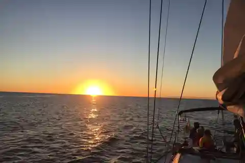 Héraklion : Croisière privée au coucher du soleil sur l'île de Dia