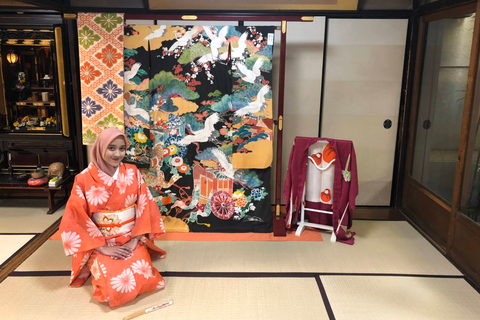 Kyoto: Traditionelle Stadthaus-Tour, Kimono & Teezeremonie