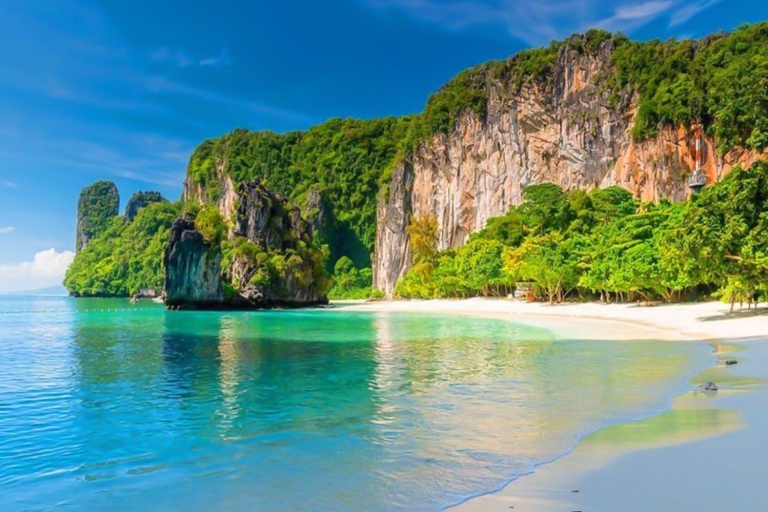 Krabi: Long-Tail Boat Tour of 4 Islands with Picnic Full-Day Trip