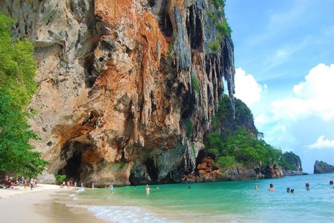 Krabi: Long-Tail Boat Tour of 4 Islands with Picnic Half-Day Trip