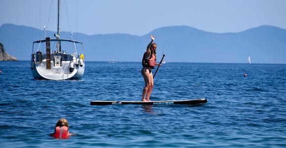 Lefkada: Guided Half-Day Island Stand-Up Paddleboarding Tour