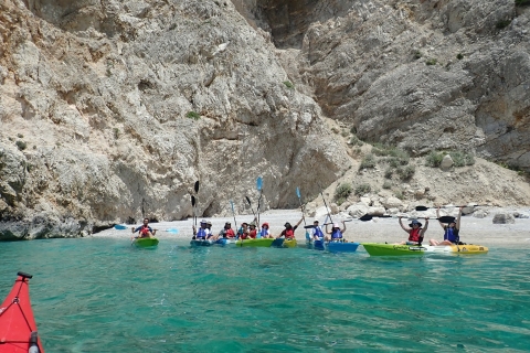 Alkiona: Corinthian Gulf Guided Sea Kayaking Tour & Caves Meeting Point in Alkiona