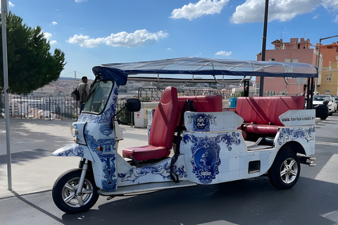 Lissabon: privé Tuk Tuk-sightseeingtour en historische verhalen