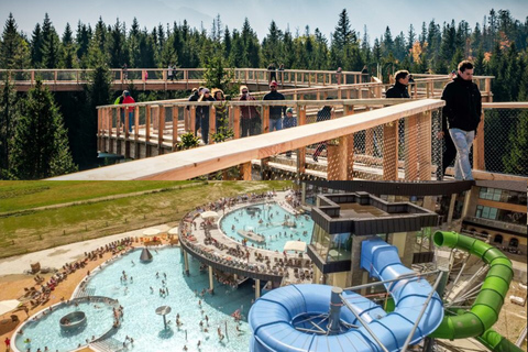 De Cracóvia: Treetop Walk na Eslováquia e passeio pelos banhos termaisDe Cracóvia: Passeio pelas copas das árvores e banhos termais na Eslováquia