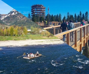 Dunajec River Gorge Rafting and Tree Top Walk from Krakow