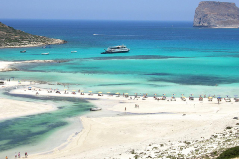 Chania: Rejs Balos Gramvousa z transferem i biletem na łódźRejs z okolic Chanii (bez lunchu)