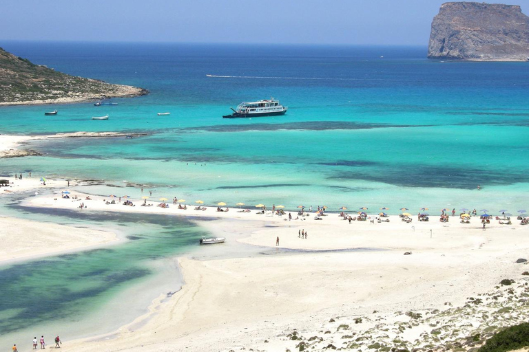 Chania: Rejs Balos Gramvousa z transferem i biletem na łódźRejs z okolic Chanii (bez lunchu)