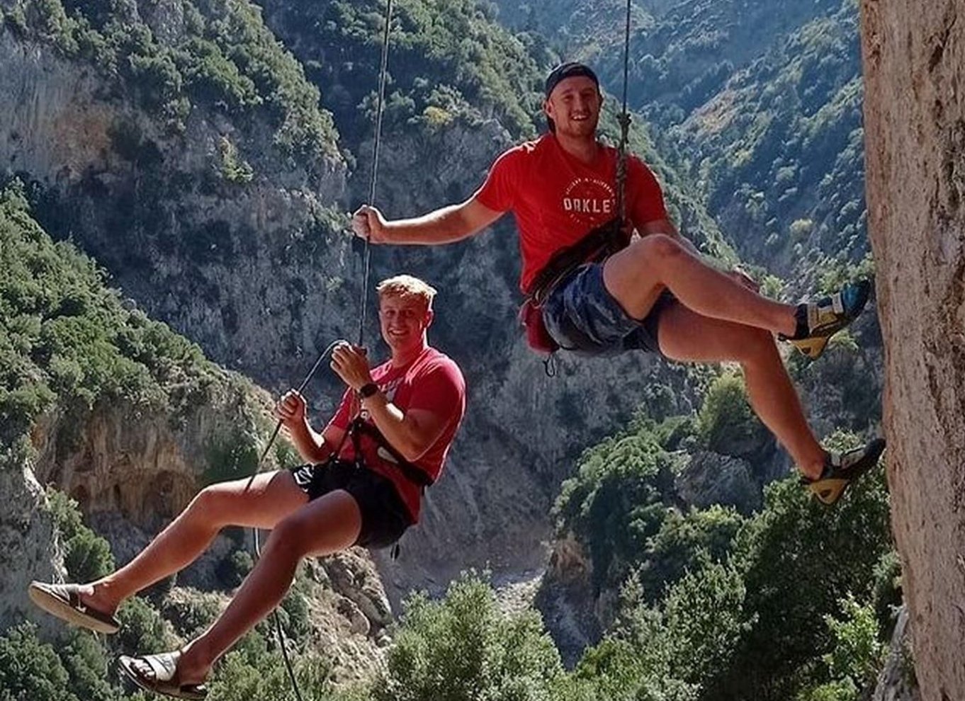 Fra Kalamata: Klippeklatring i Lagada