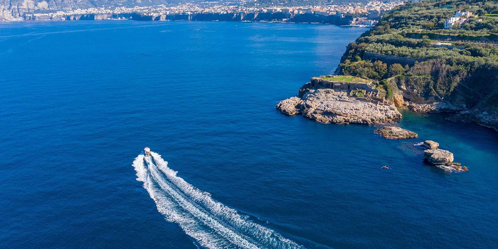 capri island boat ride with swimming sights and limoncello