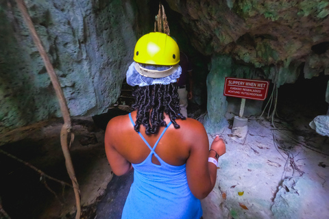 From Falmouth: Horseback Ride n Swim with Green Grotto Caves From Falmouth Cruise Port