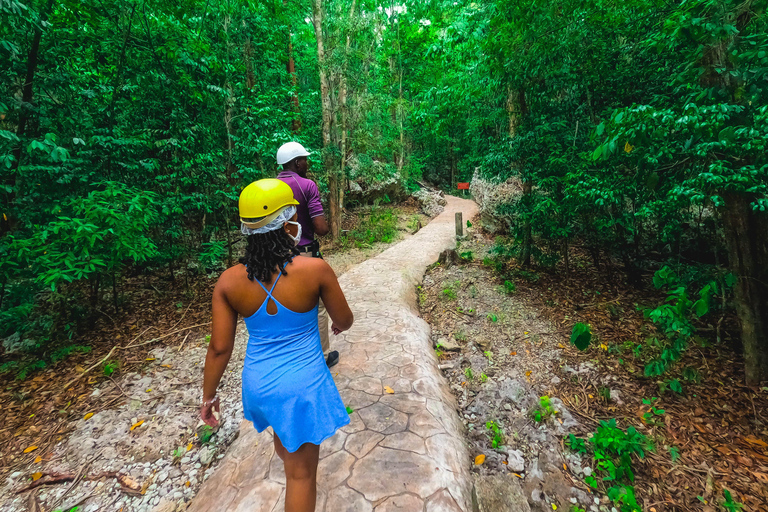 From Falmouth: Horseback Ride n Swim with Green Grotto Caves From Falmouth Cruise Port