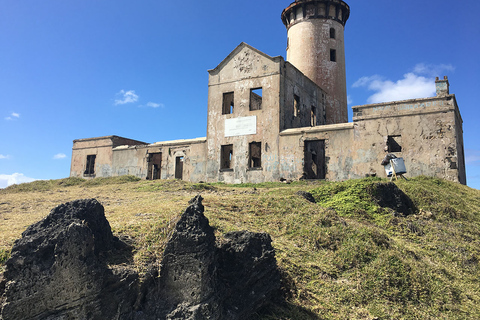 Depuis Blue Bay : excursion en hors-bord sur l'île aux Cerfs avec barbecue