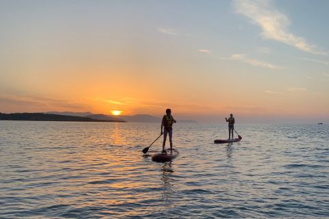 Chania: Coastal Sunset Standup Paddleboarding Experience